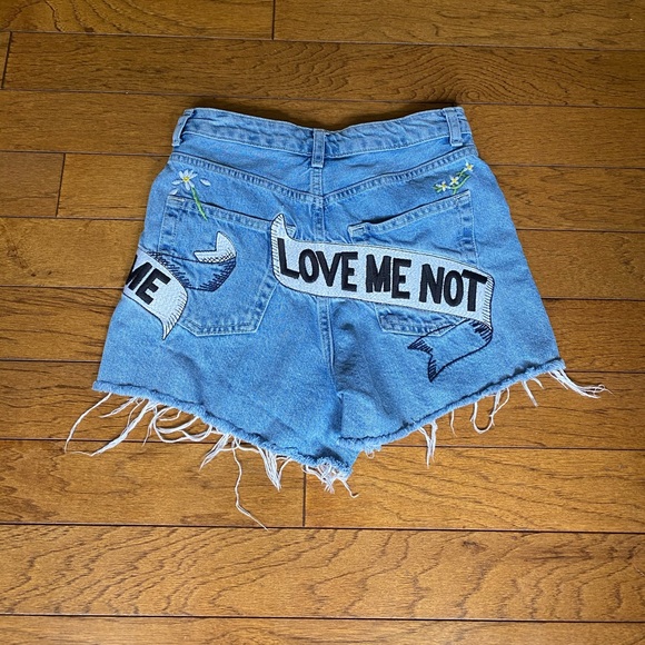 denim shorts - Picture 2 of 2